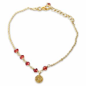 LOBERON Bracelet Okala, rouge/or - Publicité