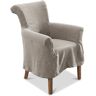 LOBERON Chaise Amherst, gris (65 x 60 x 89cm)