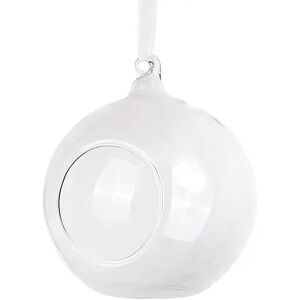 Party Deco Boule de verre avec ruban ø10cm (Lot de 4)