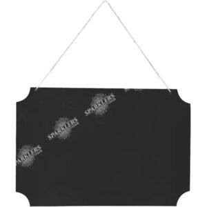 PARTY Deco Enseigne de tableau noire a suspendre 45x30cm