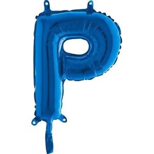 Party Deco Ballon Lettre P Bleu - 35cm