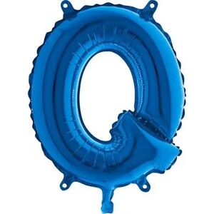 Party Deco Ballon Lettre Q Bleu - 35cm