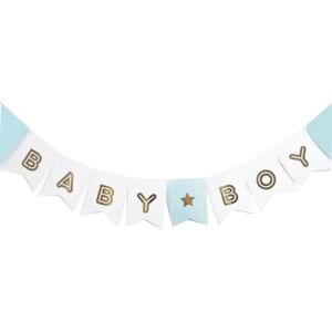 Party Deco Guirlande en papier Baby Boy