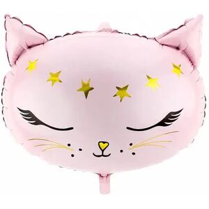 Party Deco Ballon Tete de Chat 48x36cm