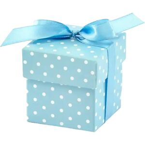 Party Deco Boîte en papier a pois It's a Boy (10 pieces),