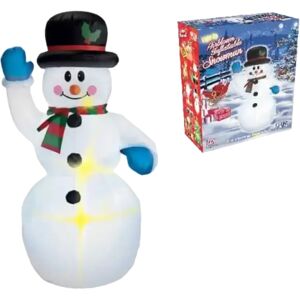 Sparklers Club Bonhomme de Neige gonflable et lumineux 150cm