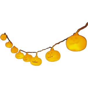 GUIRLANDE LUMINEUSE - CITROUILLES ORANGE