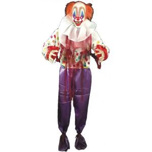 CLOWN TUEUR TAILLE HUMAINE - ANIMÉ ET LUMINEUX - 166CM