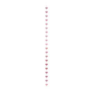 Guirlande de Coeur verticale - Or rose - 3 metres