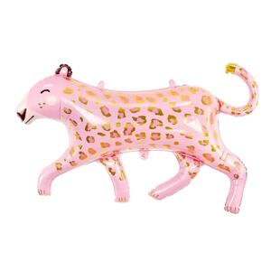 party deco Ballon Leopard Rose - Mylar brillant - 114x80cm