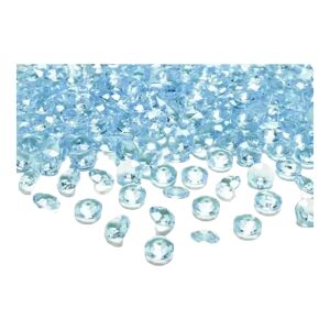 Party Deco Confettis Diamantes - Turquoise - (lot de 100)