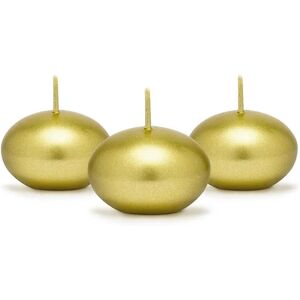 Party Deco Lot de 50 - Bougie flottante - Or - 4cm