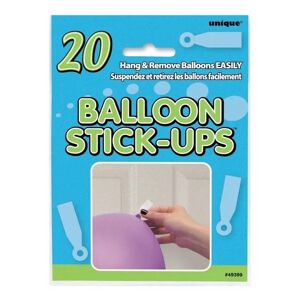 Stickers pour Accroche / Attache Ballons - Lot de 20
