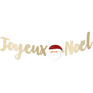 Guirlande Joyeux Noel Dore 2 metres