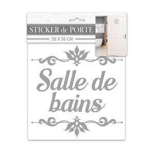 Sticker de Porte Salle De Bains
