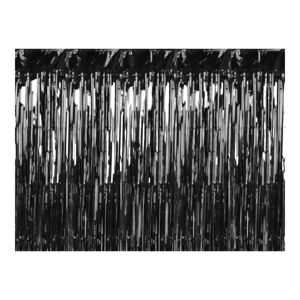 Rideau scintillant Noir - 90x250cm