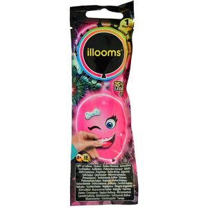 Kit creation Ballon LED Visages drôles - Rose illooms® 