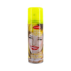 Bombe Spray cheveux, jaune fluo, 125 ml 