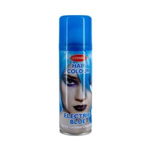 Bombe Spray cheveux, bleu fluo, 125 ml 