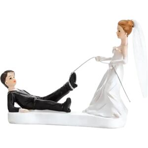 Party Deco Figurine mariage couple avec corde au pied