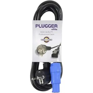 Cable d'alimentation Powercon norme EU 1.8m Elite - Plugger