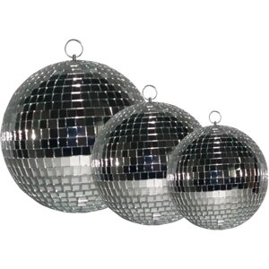 Boule a Facettes Disco Argent - 30cm