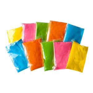 Assortiment de 8 sachets de poudre Holi