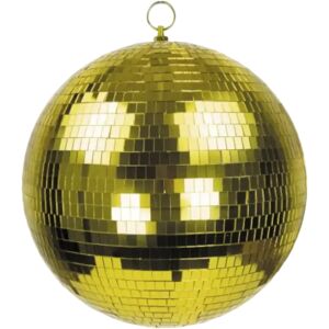 Boule a Facettes Disco Or - 20cm