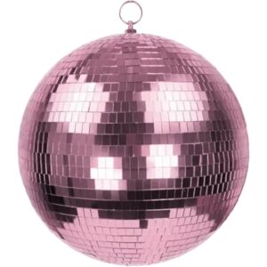 Boule a Facettes Disco Rose - 20cm