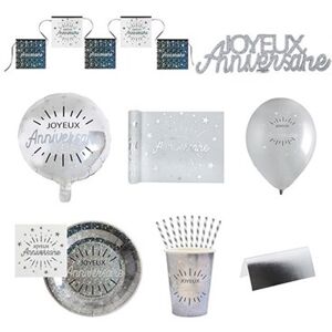 Santex Pack anniversaire argent - 10 personnes