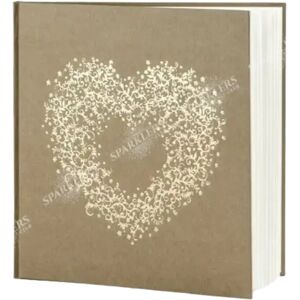 Party Deco Livre d'or Mariage kraft avec ornement or 22 pages