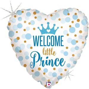 Grabo Ballon Coeur Welcome Little PRINCE 45cm