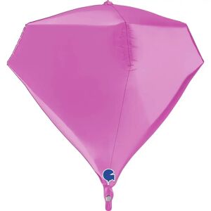 Grabo Ballon Helium Diamant Rose 4D 45cm