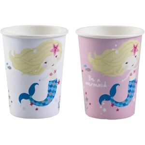 Amscan Gobelet en papier Sirene Be a Mermaid (Lot de 8)