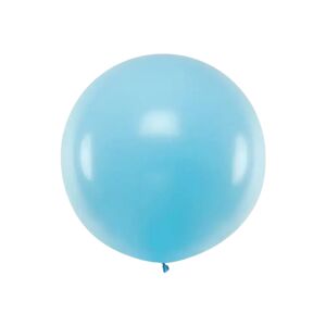 Party Deco Ballon Geant rond Bleu clair Pastel ø100cm