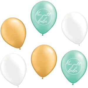 STC PRO Ballons Mon petit bebe Bleu - Lot de 6 - 30CM