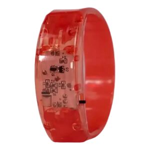 LP Bracelet Lumineux Rythme - ROUGE