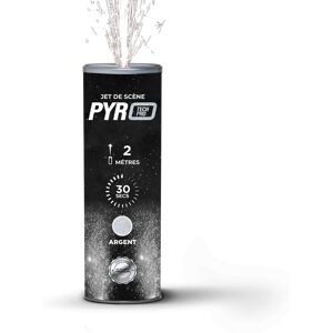 Jets de scene Pyrotech Pro 2 metres 30 secondes argent