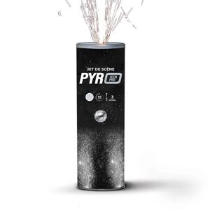 Jets de scene Pyrotech Pro 3 metres 60 secondes argent