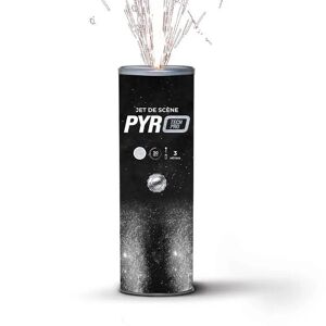 Jets de scene Pyrotech Pro 3 metres 30 secondes argent