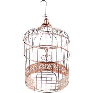 Tirelire Cage metallise Or-Rose