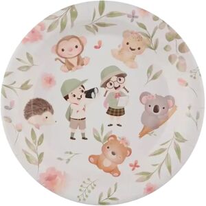 Assiette Anniversaire Explorateur - Lot de 10