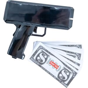 Pistolet a Billets - Couleur Noir - 100 Faux Billets Inclus