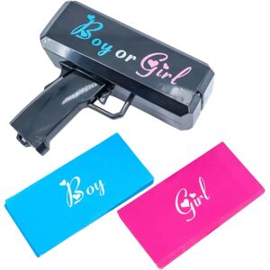 Pistolet a Billets -Boy or Girl - 100 Faux Billets Inclus