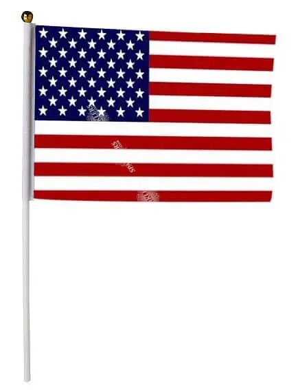 LP Drapeau USA 30x45cm avec baguette