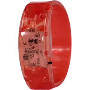 LP Bracelet Lumineux Rythme - ROUGE