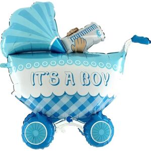 Grabo Ballon 3D Geant poussette It's A Boy 107cm