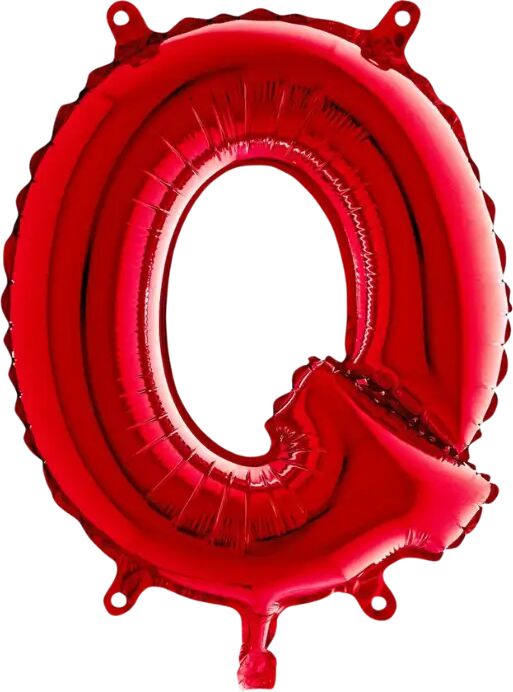 Grabo Ballon aluminium lettre Q Rouge 36cm