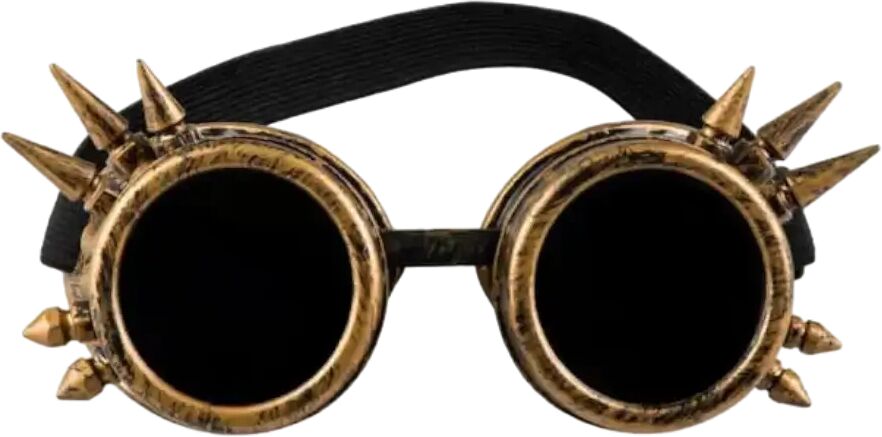 boland Lunettes Steampunk dorées avec pics