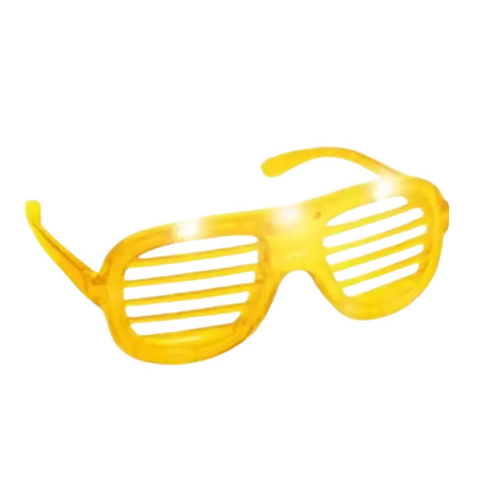 Lunettes Store à Rétroéclairage LED - Jaune